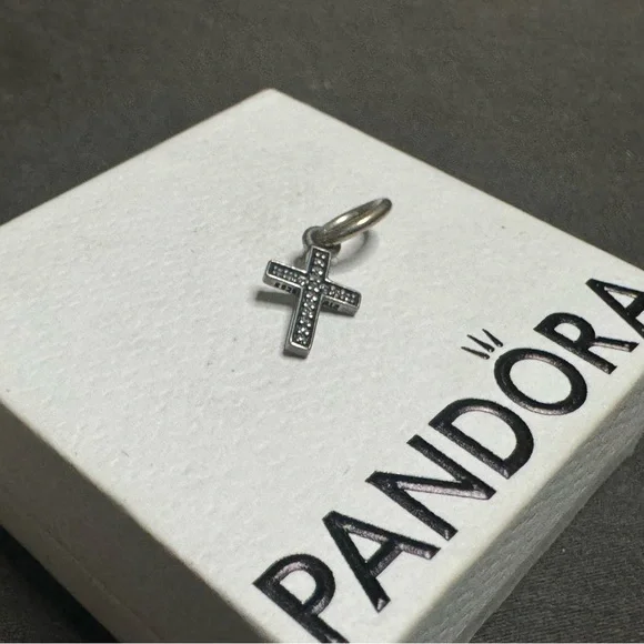 Authentic Pandora Cross Charm - Picture 2 of 3